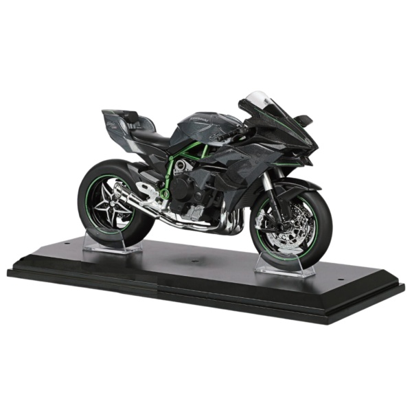 HUAYI 1/12 M12-1B KAWASAKI H2R SZARY (ŚW.+DŹWIĘK)