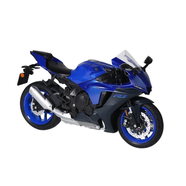 HUAYI 1/12 M12-22B YAMAHA R1 NIEBIESKI (ŚW+DŹW)