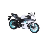 HUAYI 1/12 M12-25B YAMAHA R3 BIAŁY (ŚW+DŹW)