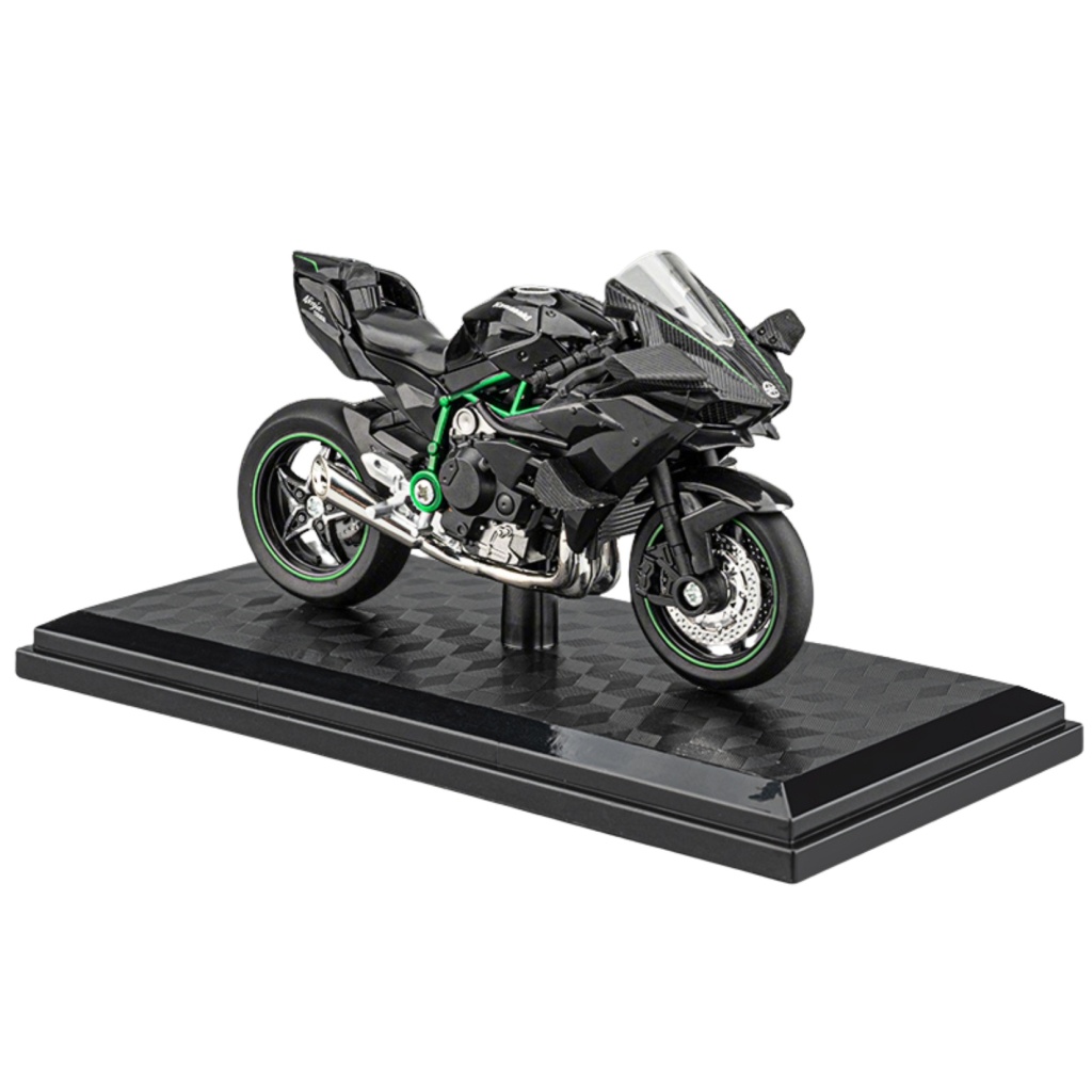 HUAYI 1/18 M18-1B KAWASAKI H2R CZARNY