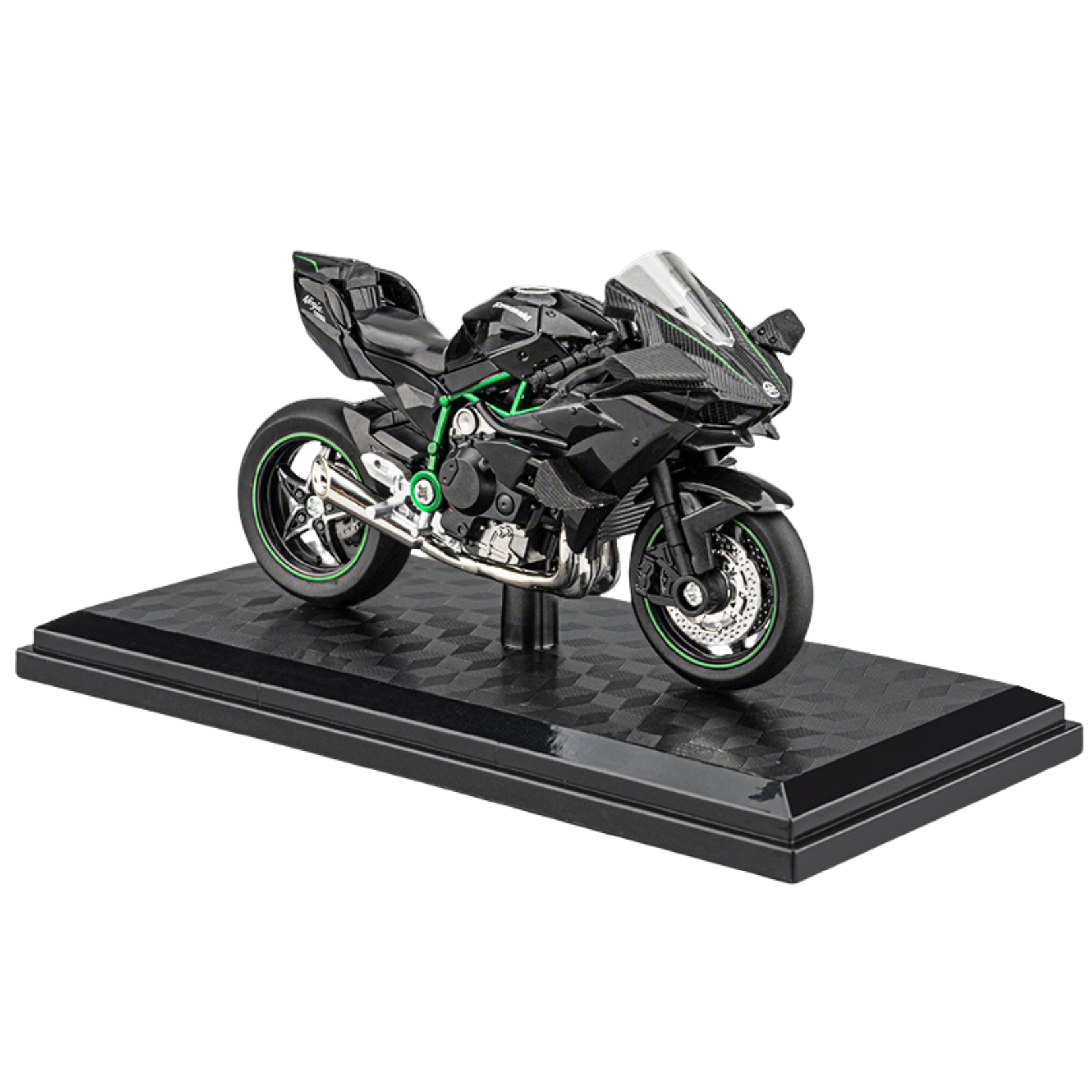 HUAYI 1/18 M18-1B KAWASAKI H2R CZARNY HUAYI 1/18 M18-1B KAWASAKI H2R CZARNY