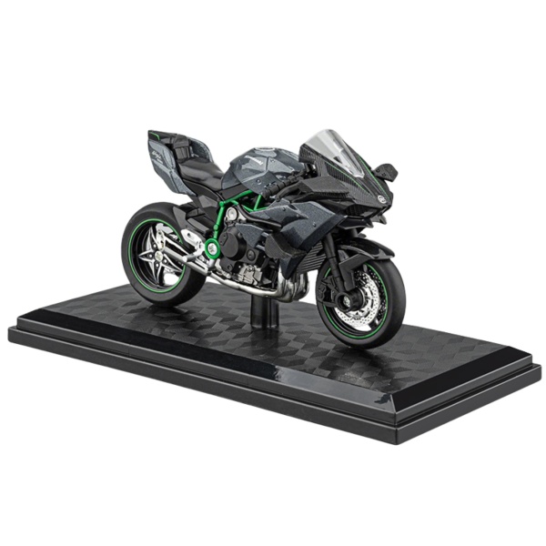HUAYI 1/18 M18-1B KAWASAKI H2R SZARY