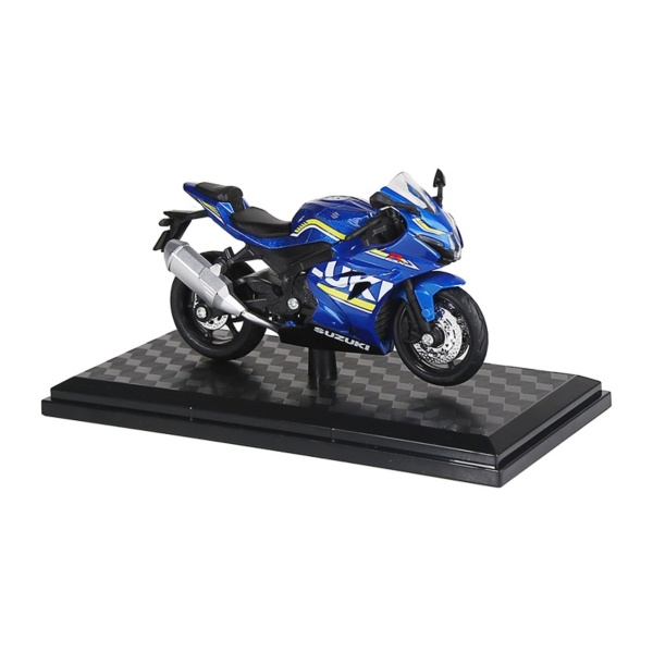 HUAYI 1/18 M18-3B SUZUKI GSX1000R NIEBIESKI