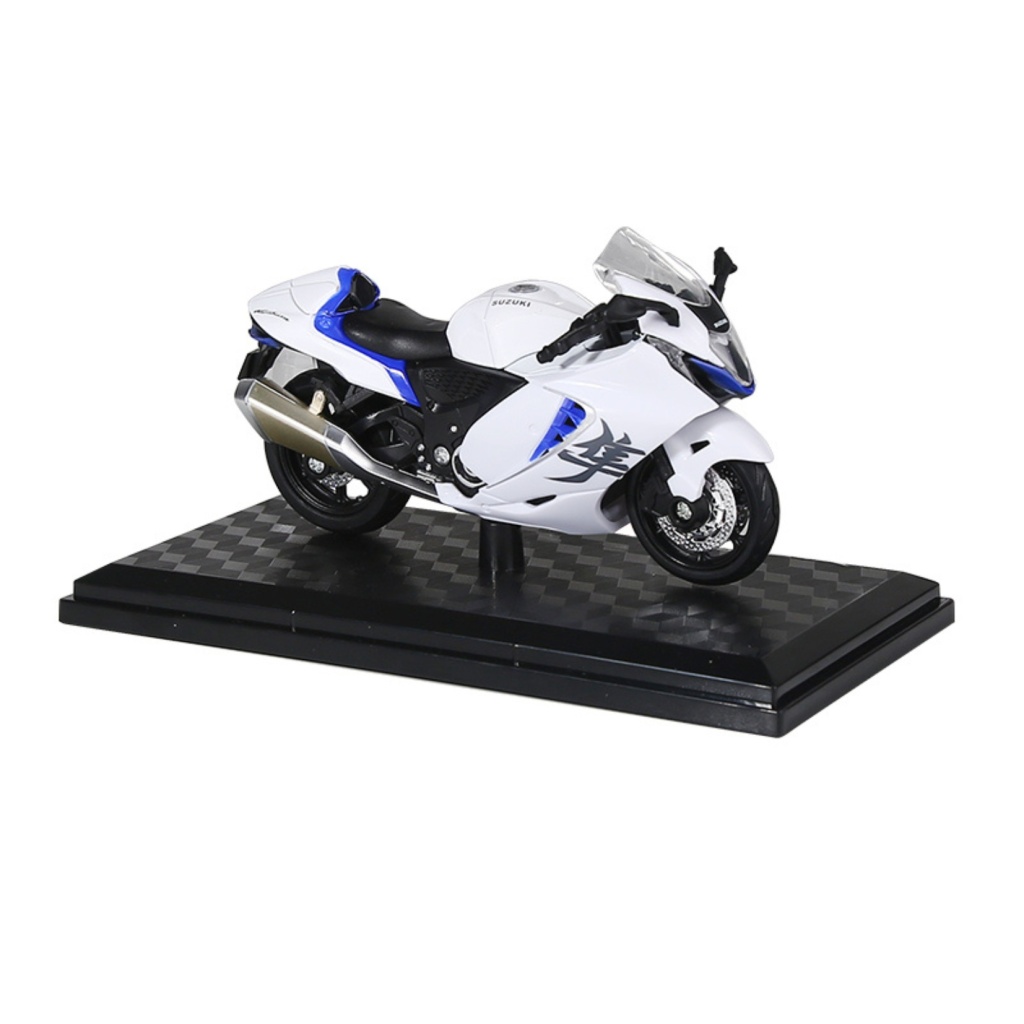 HUAYI 1/18 M18-5B SUZUKI HAYABUSA BIAŁY
