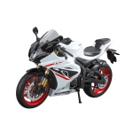 HUAYI 1/9 M9-10A SUZUKI GSX1000R BIAŁY (ŚW+DŹW)