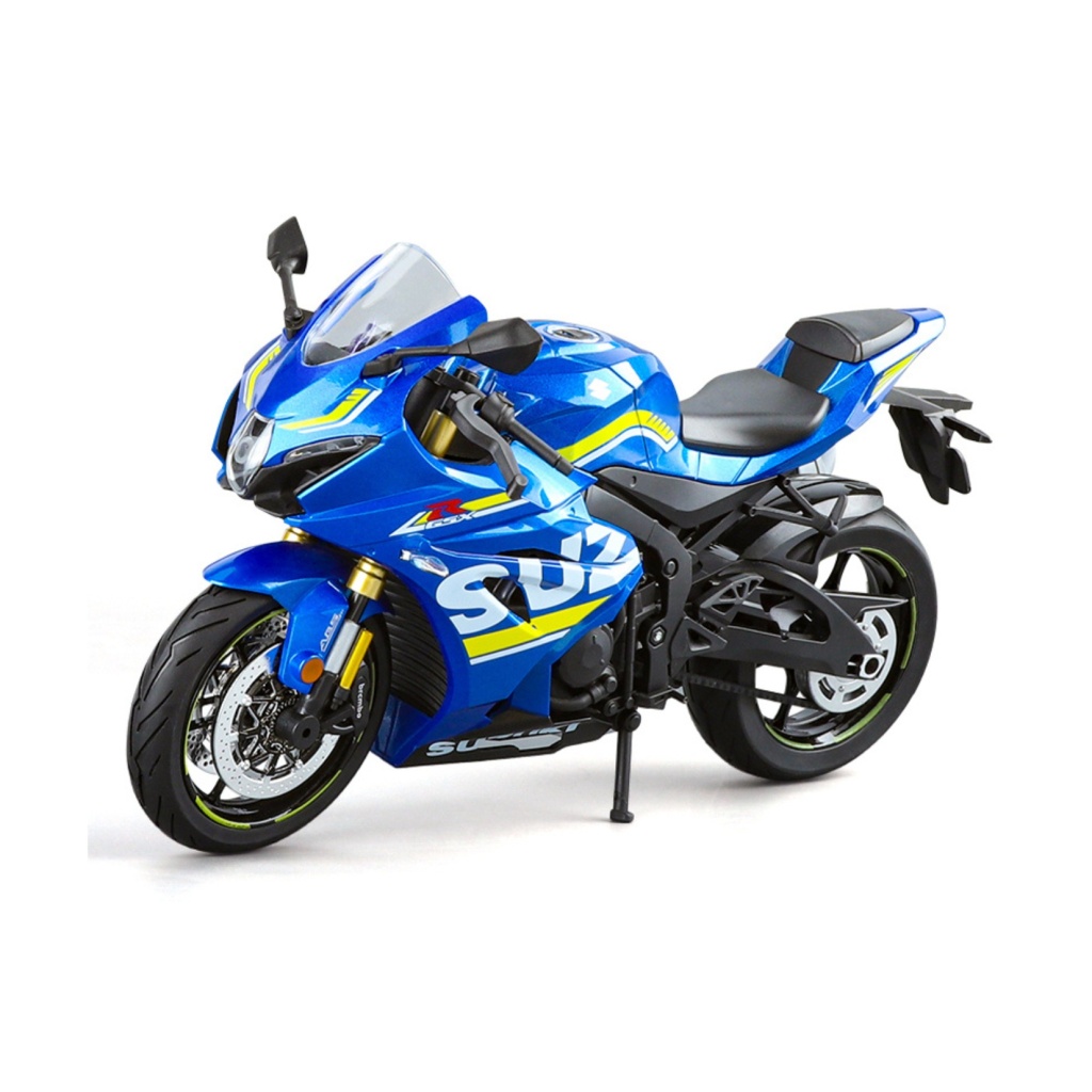 HUAYI 1/9 M9-10A SUZUKI GSX1000R NIEBIESKI(ŚW+DŹW)