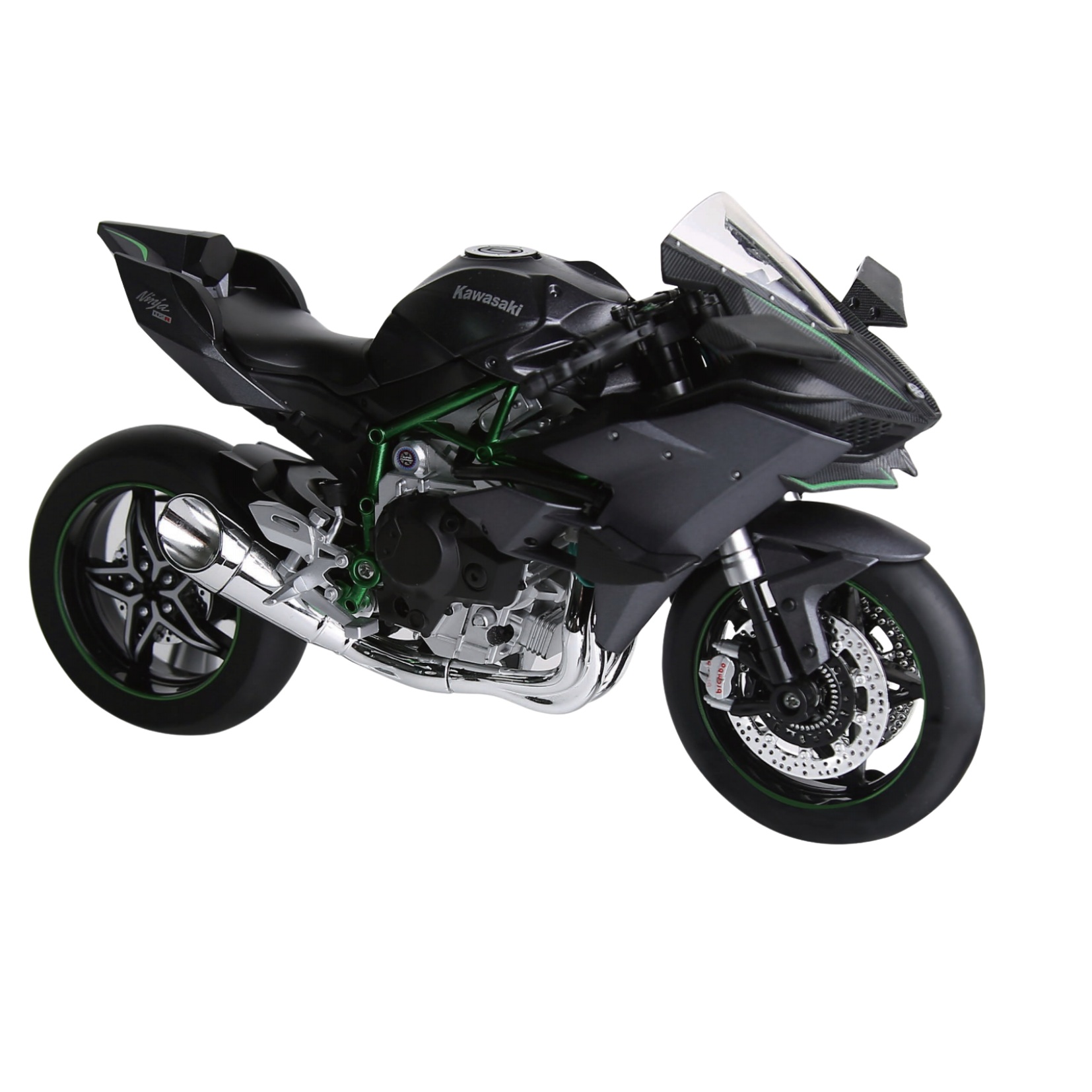 HUAYI 1/9 M9-1A KAWASAKI H2R SZARY (ŚW.+DŹWIĘK) HUAYI 1/9 M9-1A KAWASAKI H2R SZARY (ŚW.+DŹWIĘK)