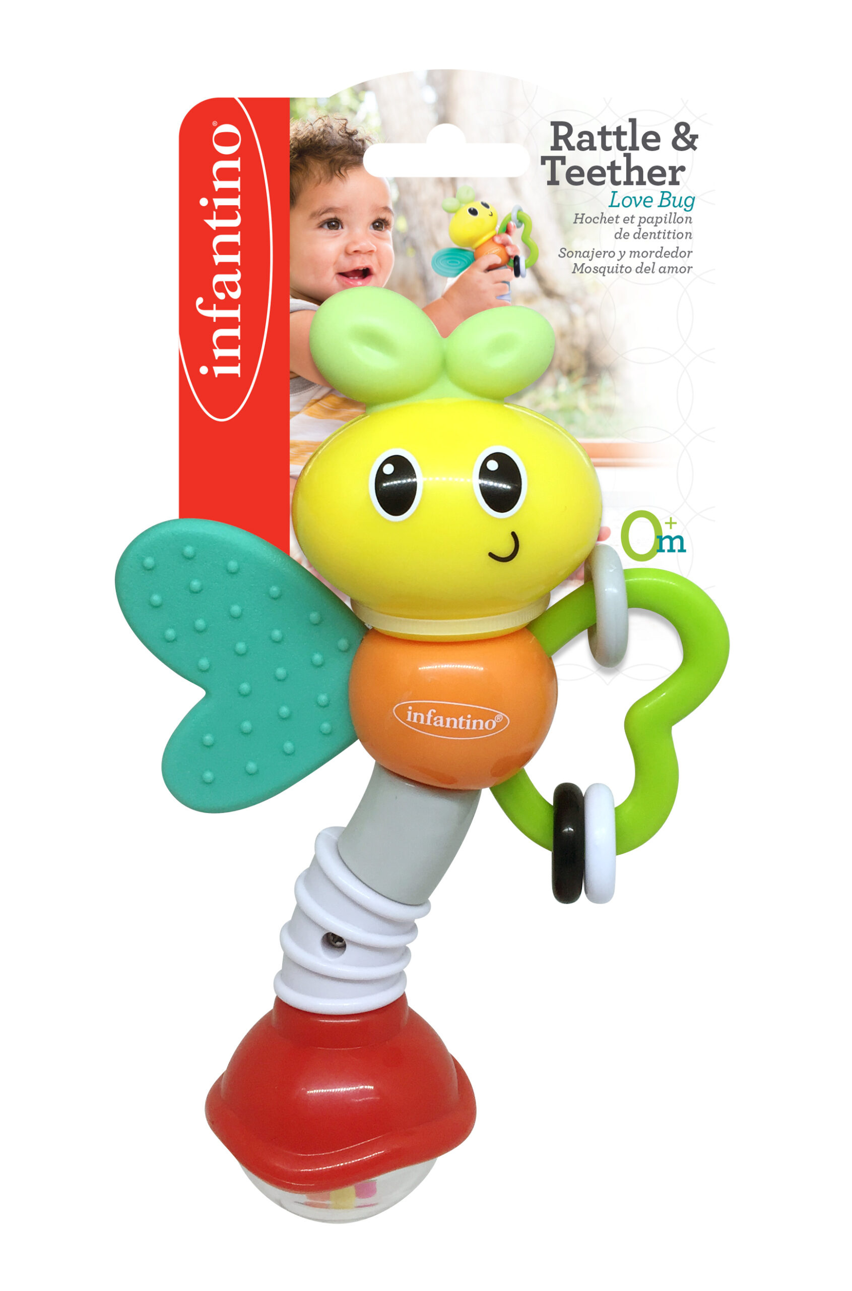 INFANTINO 304890 GRYZACZEK GRZECHOTKA WAŻKA INFANTINO 304890 GRYZACZEK GRZECHOTKA WAŻKA
