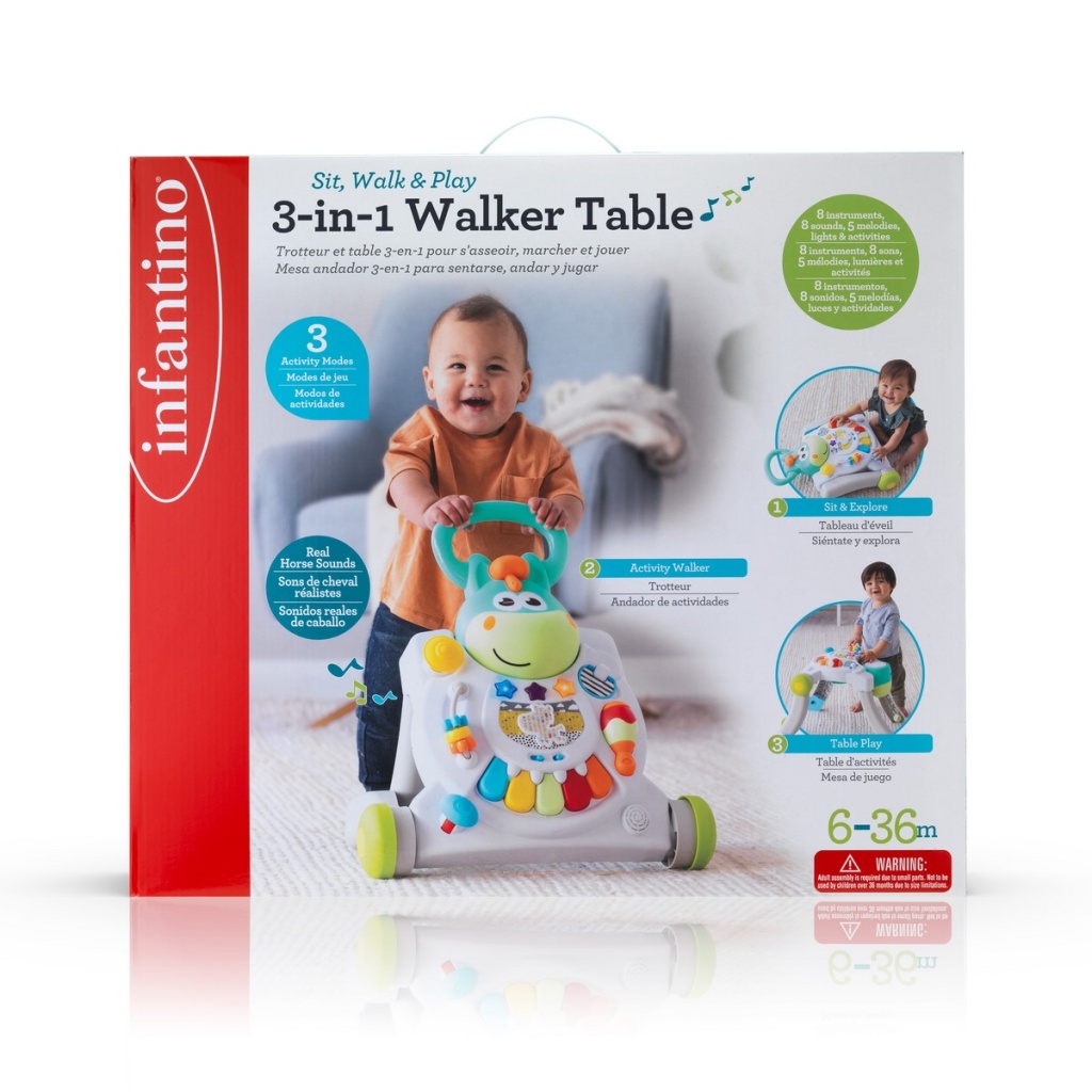 INFANTINO 315126 PCHACZ 3 W 1 KONIK