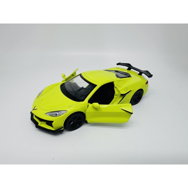 MSZ 1/32 CHEVROLET CORVETTE C8 ŻÓŁTY (ŚW+DŹWIĘK)