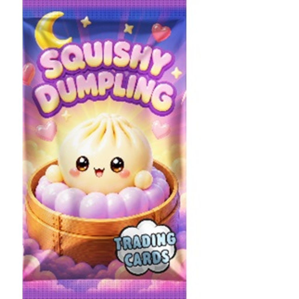 SQUISHY DUMPLINGS KARTY LAMINOWANE W SASZETCE