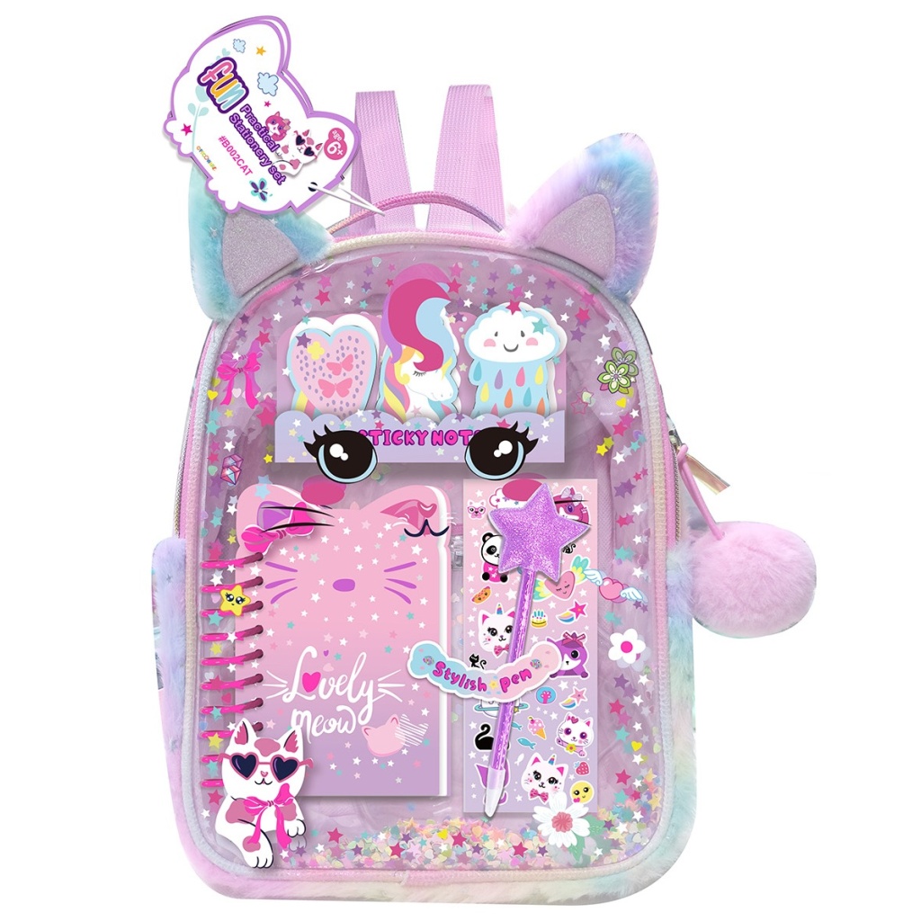 PECOWARE B002CAT PRZYBORY SZKOLNE W PLECACZKU KOT