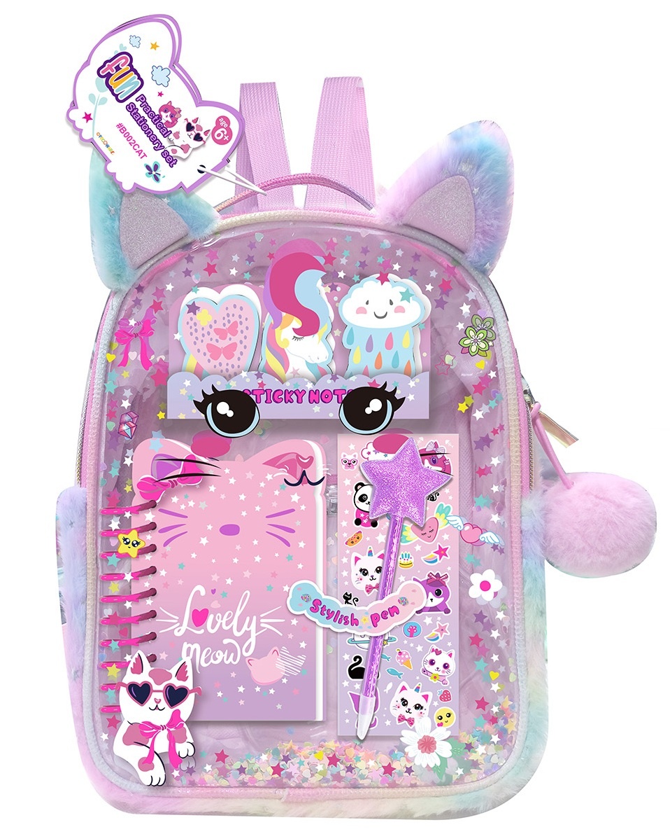 PECOWARE B002CAT PRZYBORY SZKOLNE W PLECACZKU KOT PECOWARE B002CAT PRZYBORY SZKOLNE W PLECACZKU KOT