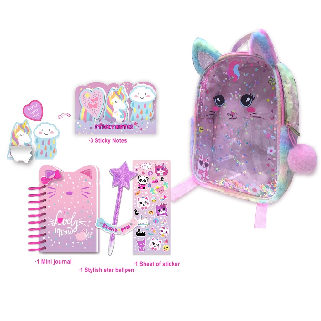 PECOWARE B002CAT PRZYBORY SZKOLNE W PLECACZKU KOT